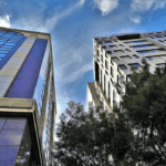 Home address for your business, photo of office buildings